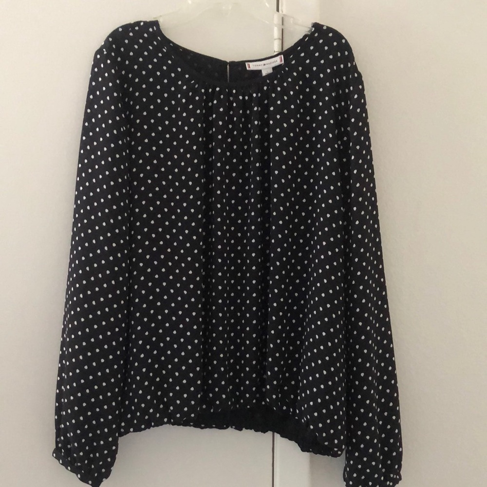 Tommy Hilfiger Polka Dot Blouse